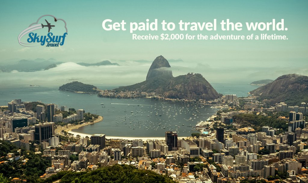 Get Paid to Travel the World. Receive 2,000 for the Adventure of a