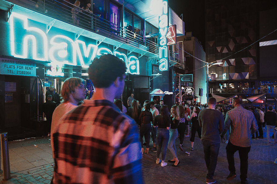 Party time in Paceville, Malta