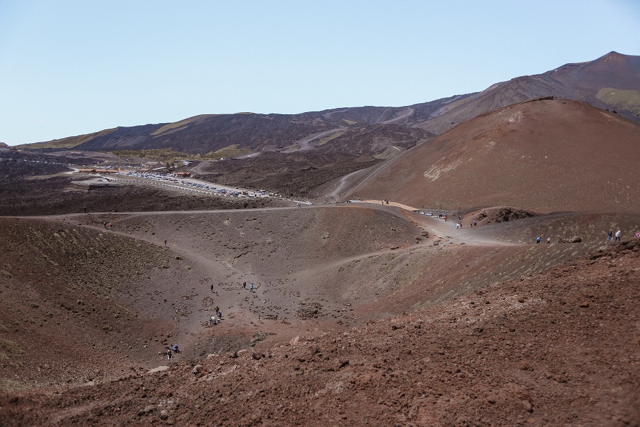 Etna volcano landscape