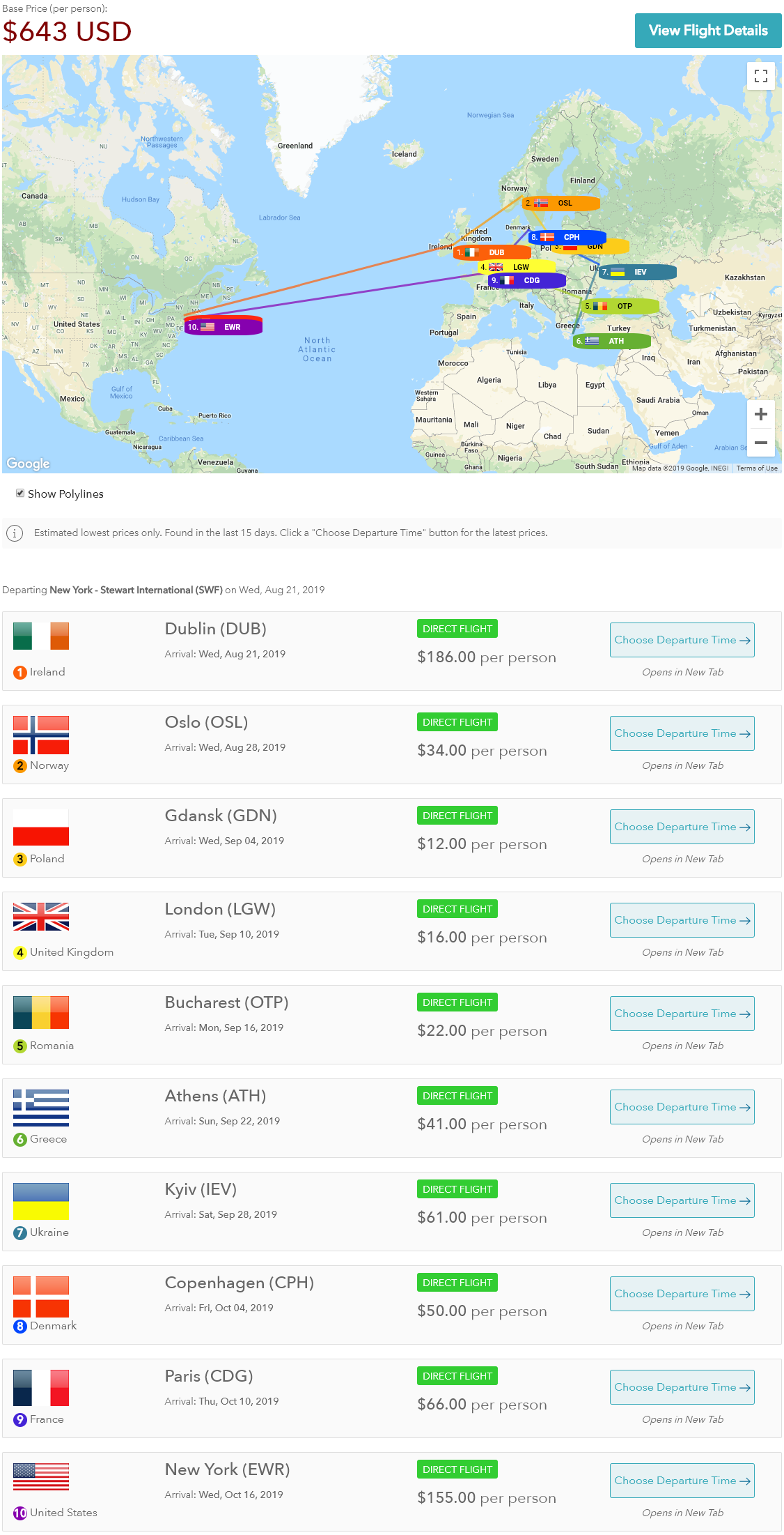 SkySurf.Travel Multi-City Trip Generator Tool