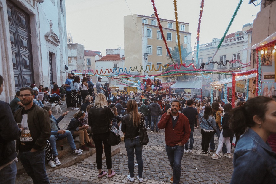 Celebration time in Alfama