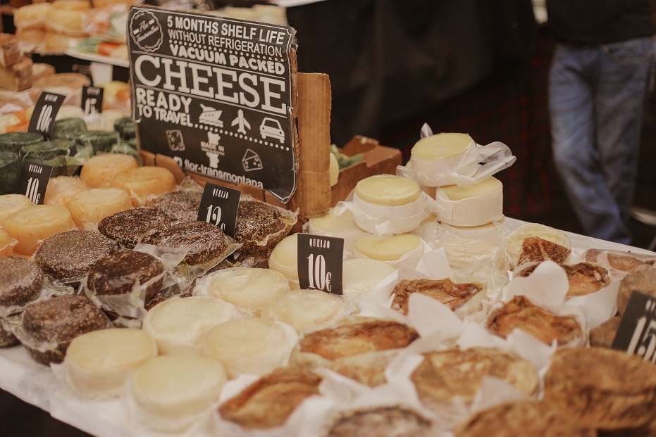 Local cheese on the market