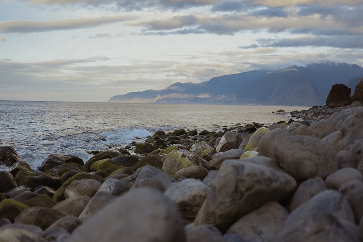 Blue hour on the north part of Madeira island