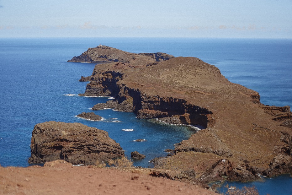 The easternmost point of the Madeira island