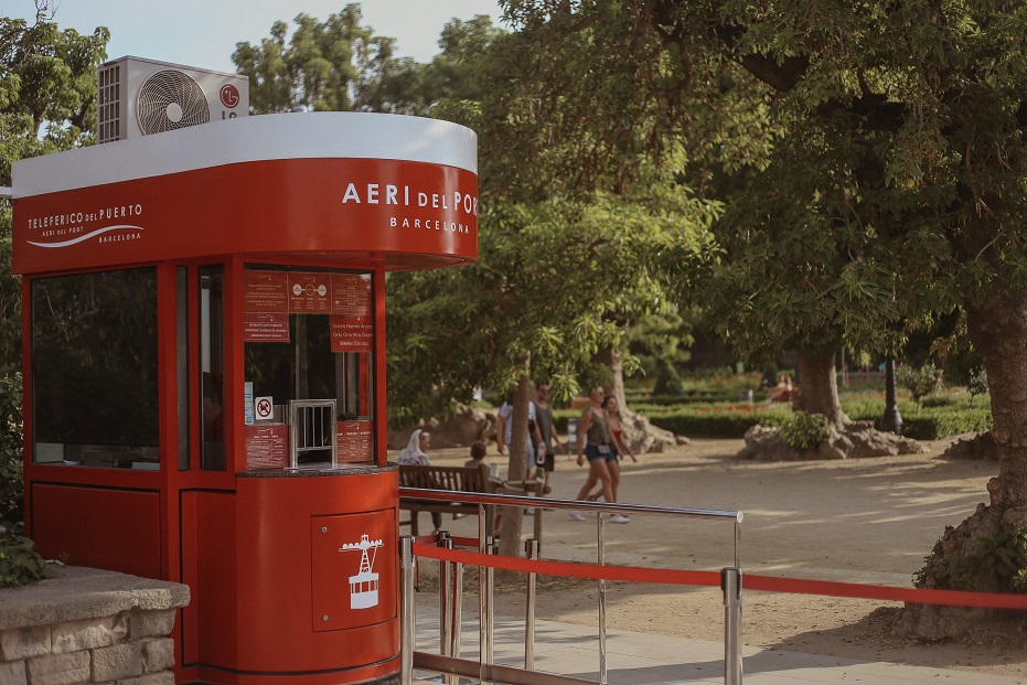 The cash desk of Cable Car