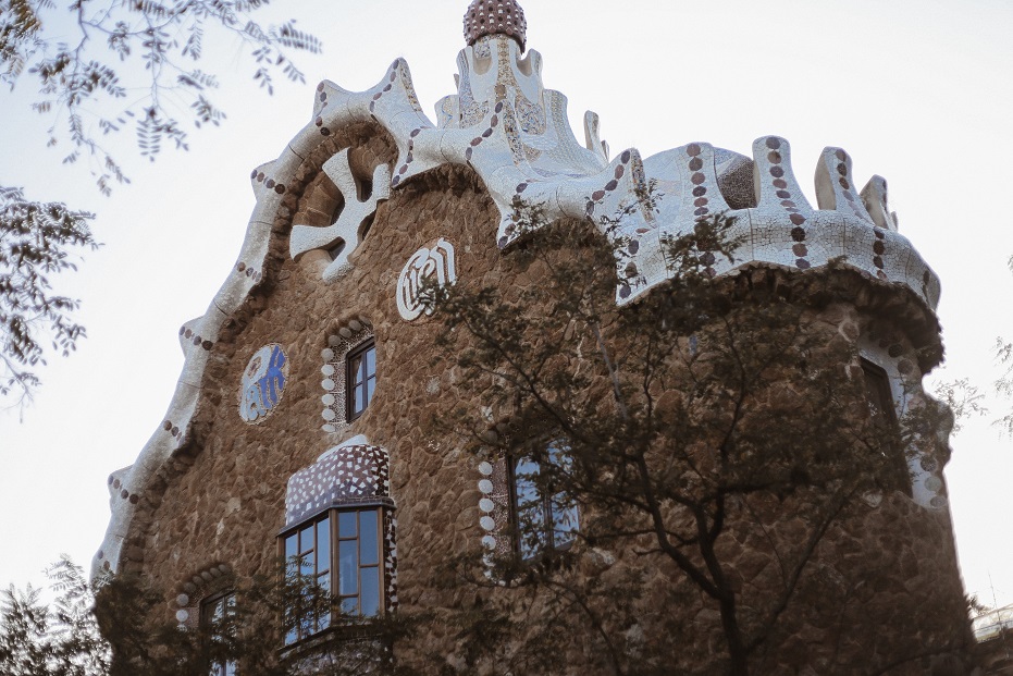 Gingerbread house in Guel Park