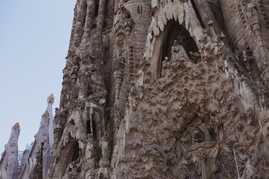 Facade of Sagrada Familia